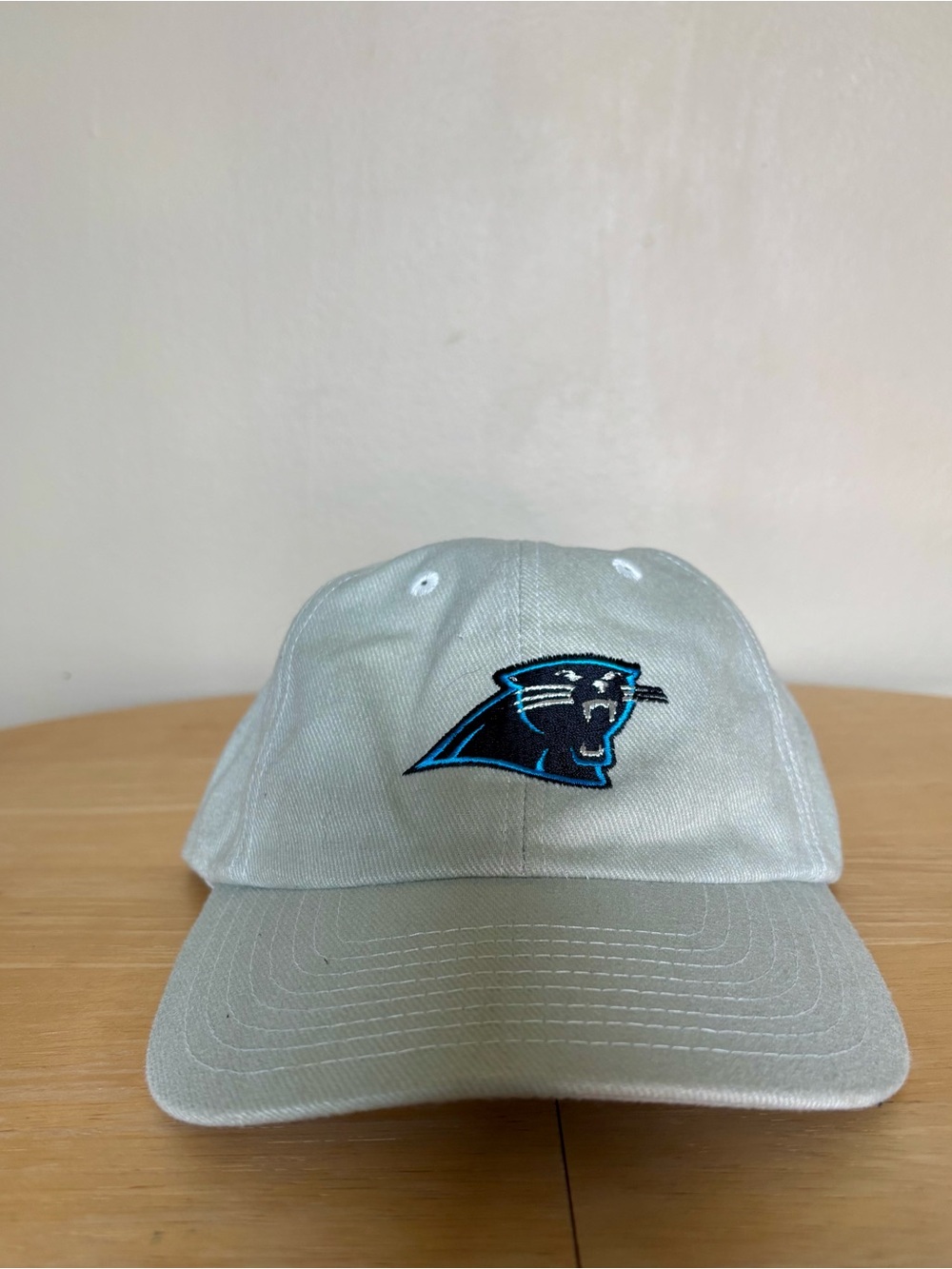 New Y2K Carolina Panthers Logo Baseball Cap Khaki